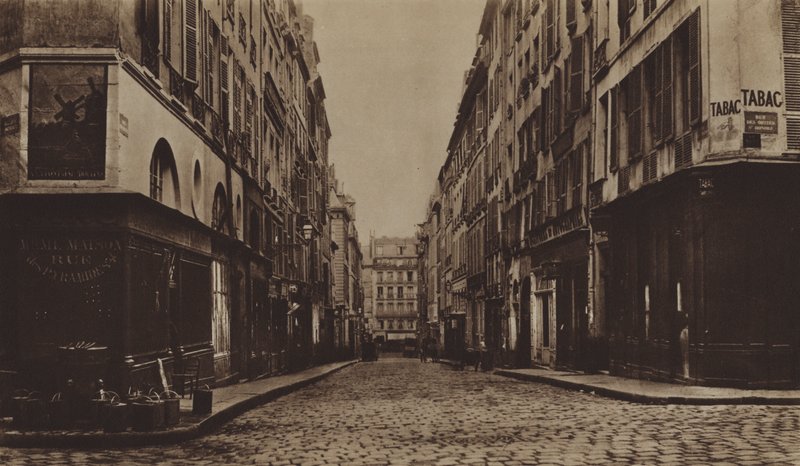 Rue des Moulins noin 1866, purettu avenue de l