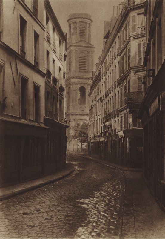 Rue du Vieux-Colombier (m/w kuva) tekijältä (after) French Photographer