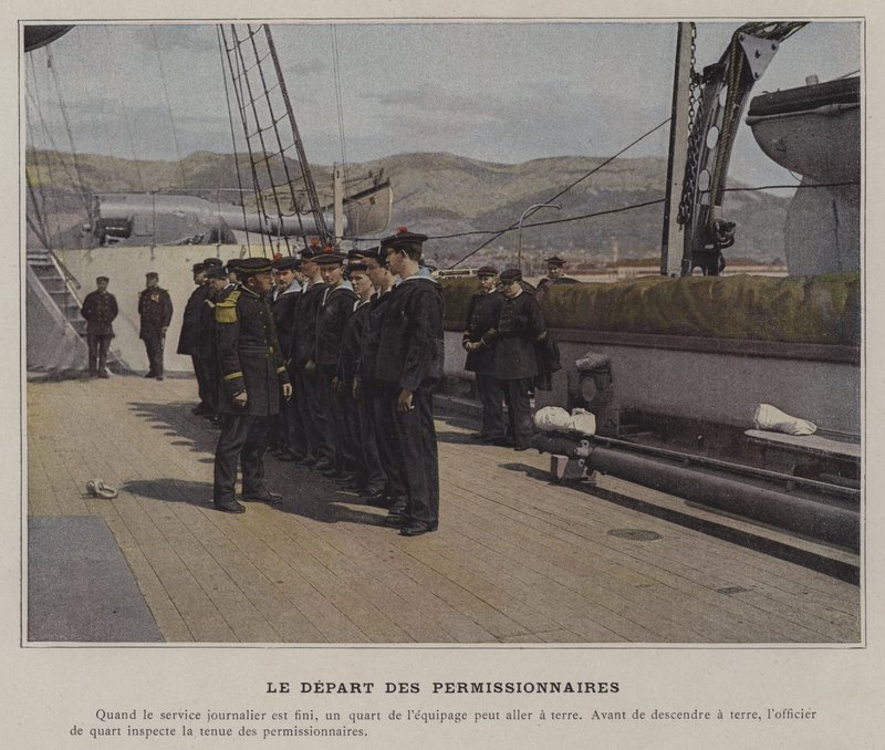 The Leave of Permission (värillinen kuva) tekijältä (after) French Photographer