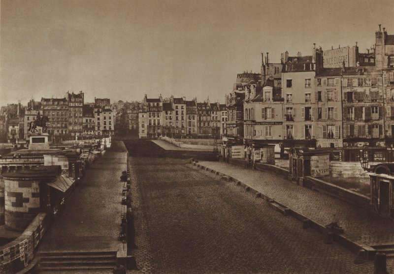 Pont-Neuf vuonna 1852 (m/w kuva) tekijältä (after) French Photographer