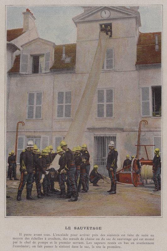 The Rescue (värillinen kuva) tekijältä (after) French Photographer
