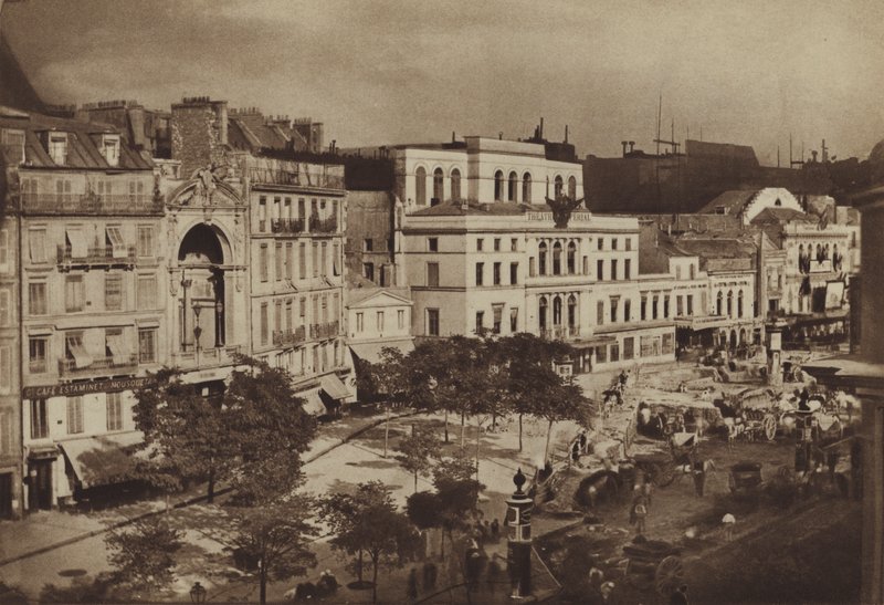 "Boulevard du Crimen" teatterit (valkoinen kuva) tekijältä (after) French Photographer