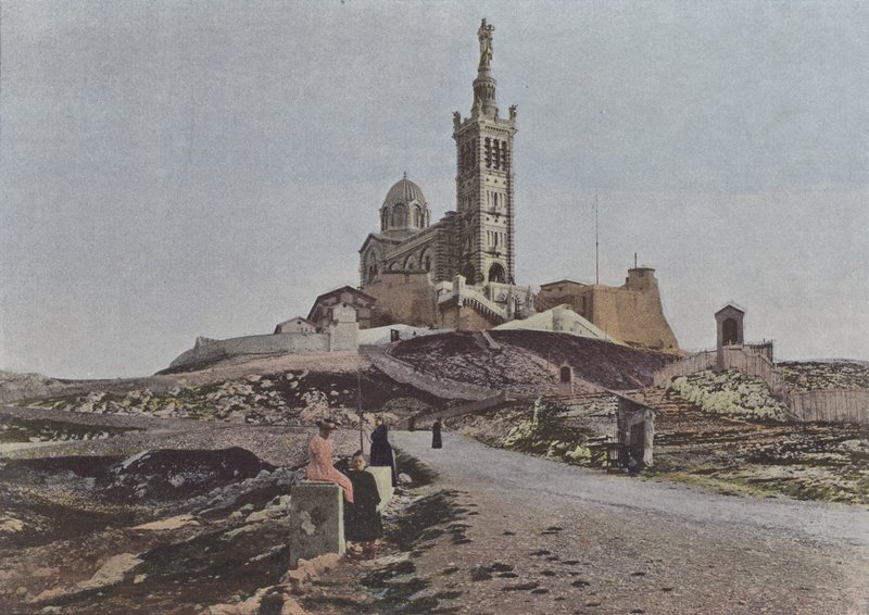 Marseille, Vartijan neitsyt (värillinen kuva) tekijältä (after) French Photographer