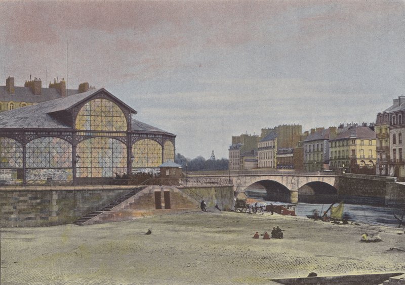 Nantes, Feydeaun saari (värillinen kuva) tekijältä (after) French Photographer