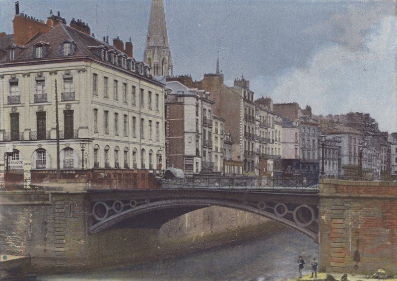 Nantes, Erdre (värillinen kuva) tekijältä (after) French Photographer