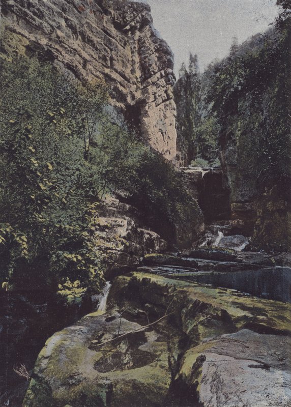 Roc-Amadour, Le Moulin du Saut (värillinen kuva) tekijältä (after) French Photographer
