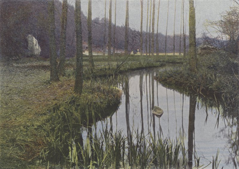 Vaux de Cernay, Le Ruisseau (värillinen kuva) tekijältä (after) French Photographer