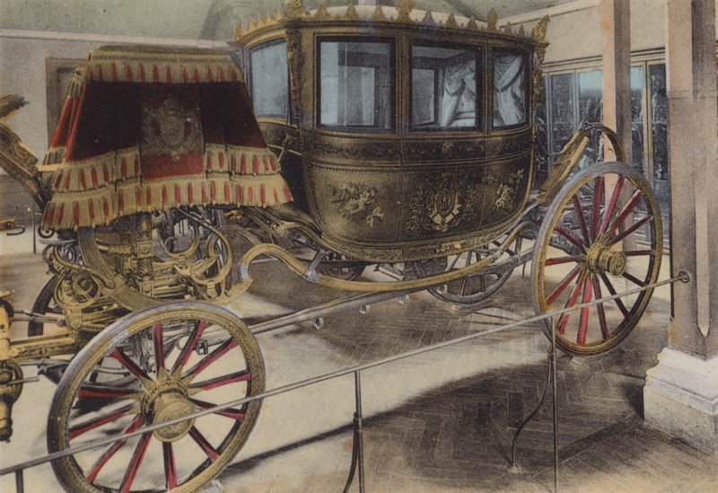 Voiture du Mariage de Napoleon III, Napoleon III:n häiden vaunu (värillinen kuva) tekijältä (after) French Photographer