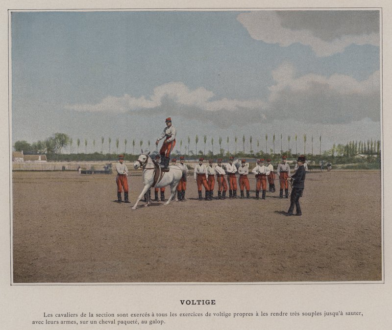 Voltige (värillinen kuva) tekijältä (after) French Photographer