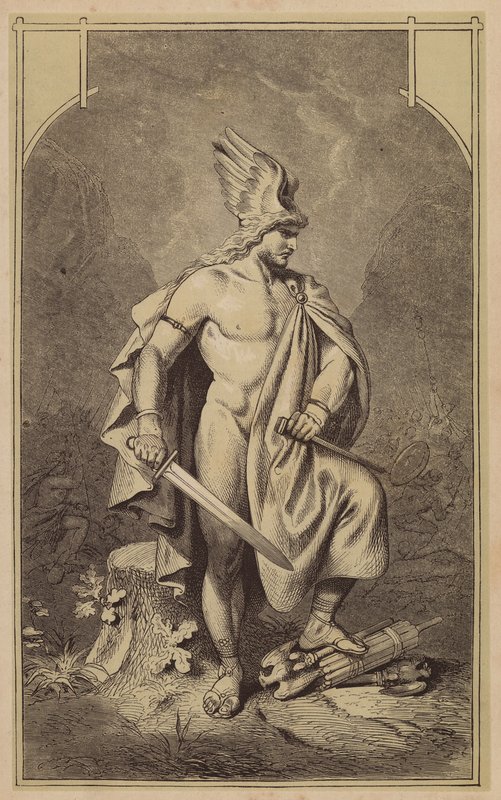 Arminius, Hermann Cheruscan (kaiverrus) (kaiverrus) tekijältä (after) German School