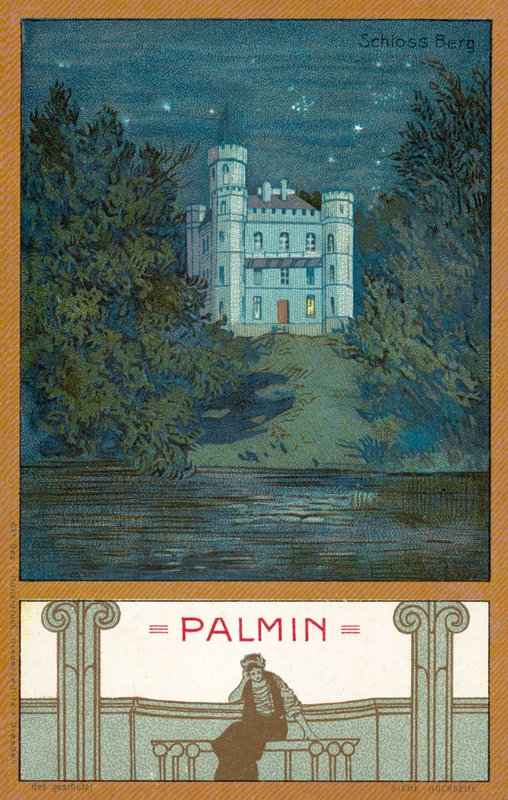 Bergin linna, Baijeri (chromolitho) tekijältä (after) German School