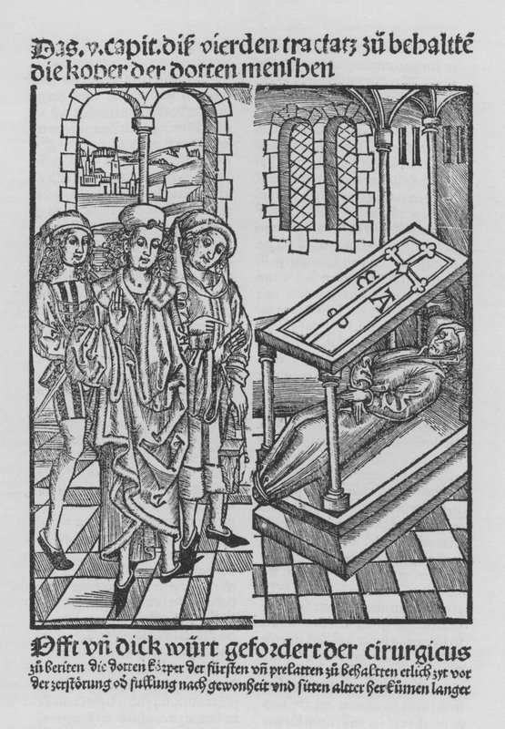 Hieronymus Brunschwigin Kirurgian kirja (litho) tekijältä (after) German School