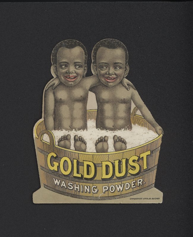 Mainos Gold Dust pesujauheesta tekijältä American School