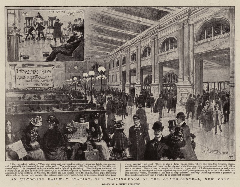 Ajantasainen rautatieasema, Grand Centralin odotushuone, New York tekijältä American School