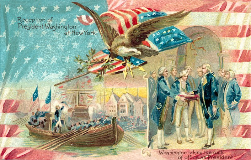 George Washington vannoi virkavalan presidenttinä tekijältä American School