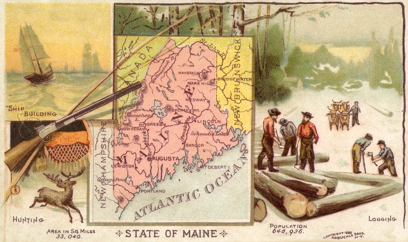 Maine, Yhdysvallat tekijältä American School