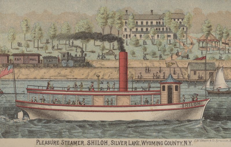 Pleasure Steamer, Shiloh, Silver Lake, Wyoming Country, New York tekijältä American School