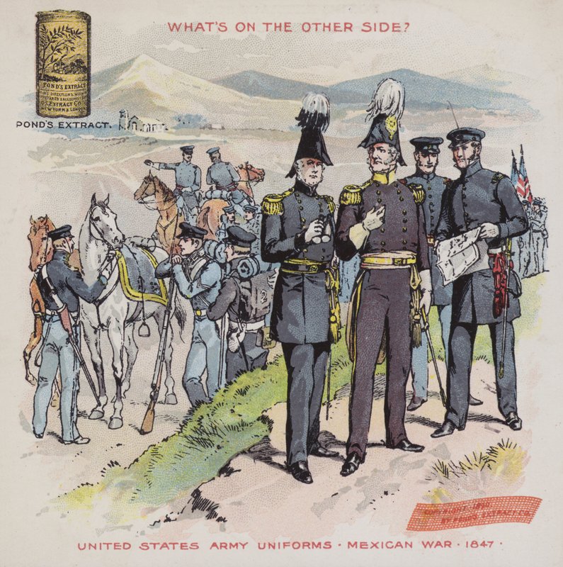 Yhdysvaltain armeijan univormut, Meksikon sota, 1847 tekijältä American School