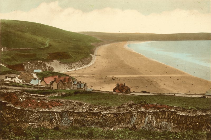 Woolacombe, Mortehoen hiekka tekijältä English Photographer