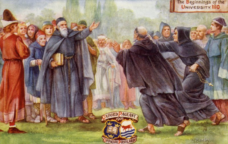 Oxfordin yliopiston alku, 1110, Oxford Pageant, 1907. tekijältä English School