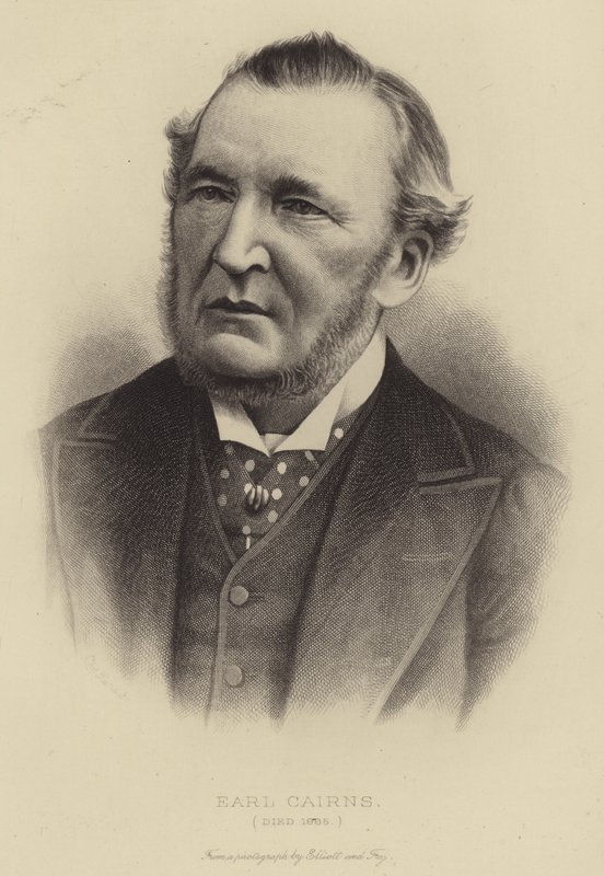 Earl Cairns, kuollut 1885 tekijältä English School