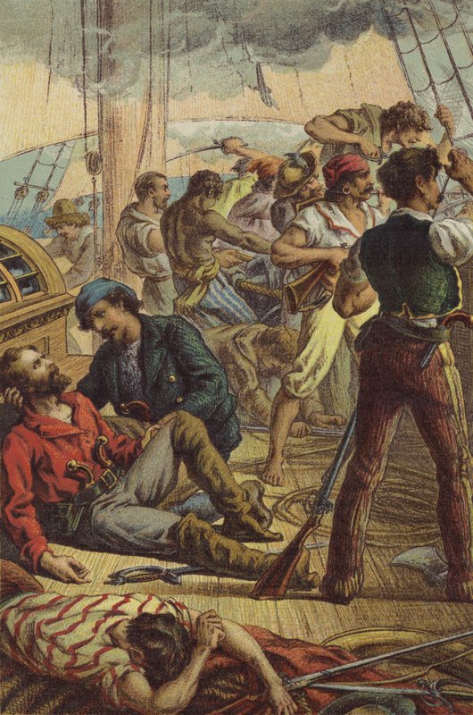Garibaldi haavoittui Scano Pilla -aluksella. tekijältä English School