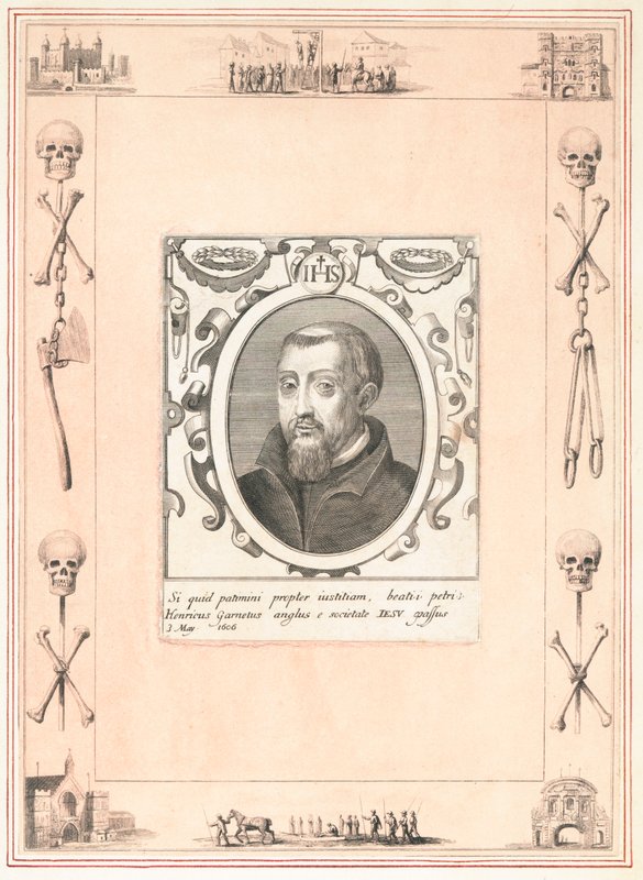 Henry Garnet, teloitettu ruutijuonesta, 3. toukokuuta 1606 tekijältä English School