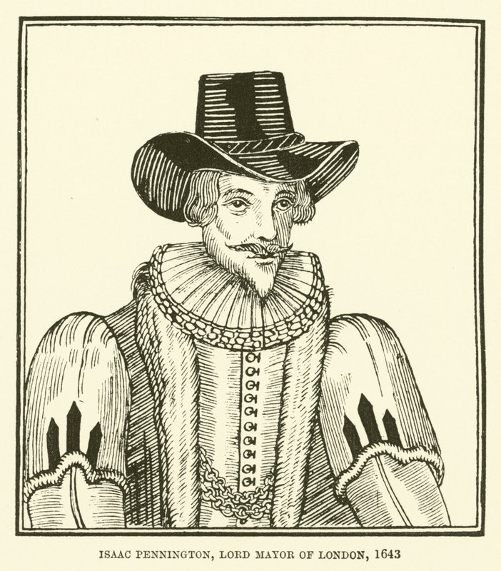 Isaac Pennington, Lontoon pormestari, 1643 tekijältä English School