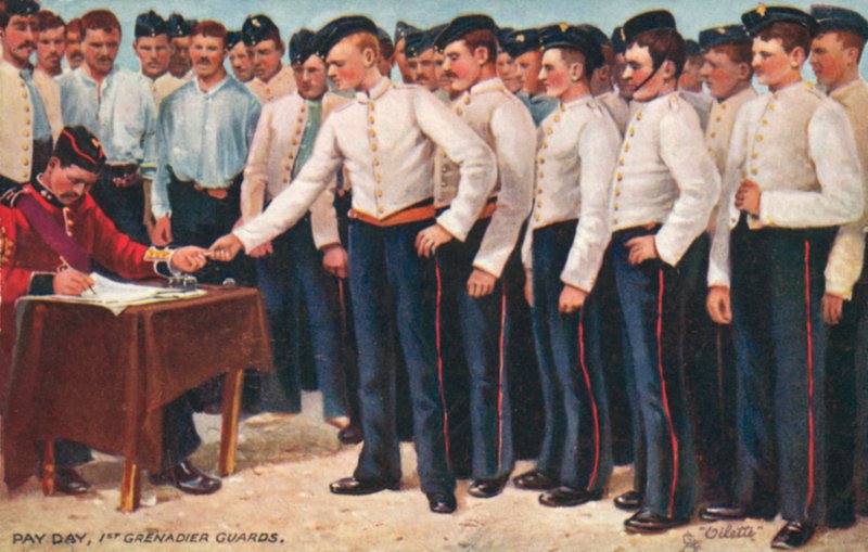 Palkkapäivä, 1st Grenadier Guards tekijältä English School