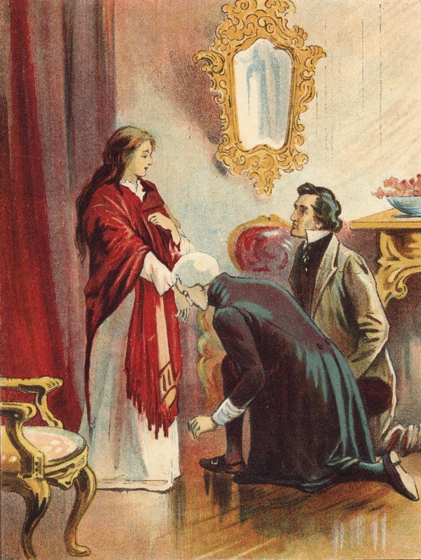 Prinsessa Victoria saa uutisen liittymisestä vuonna 1837 tekijältä English School