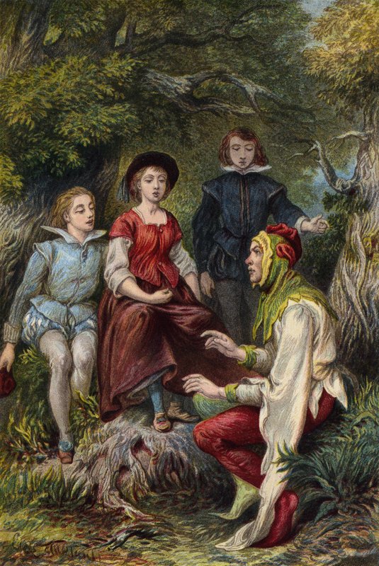 Shakespeare, Kuten pidät, V näytös, kohtaus 3 tekijältä English School