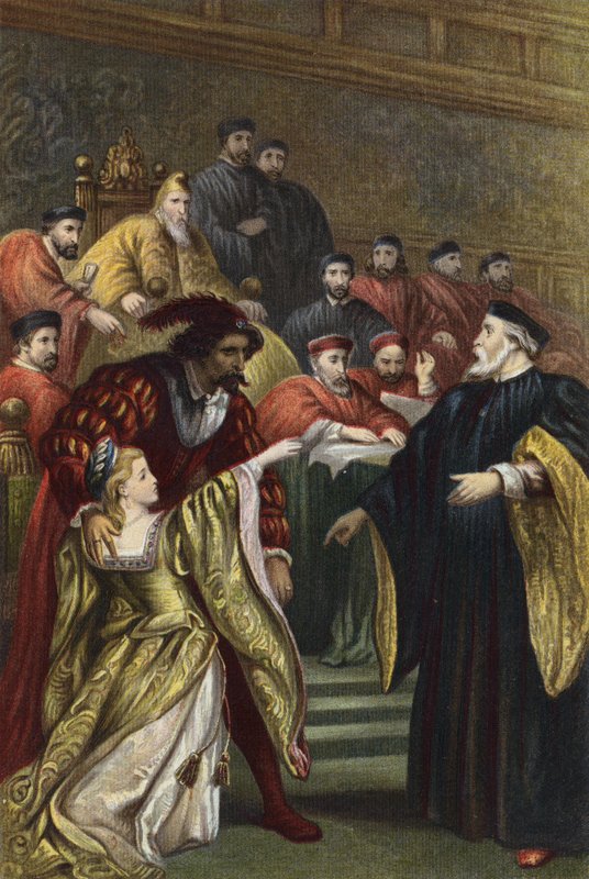 Shakespeare, Othello, I näytös, kohtaus 3 tekijältä English School