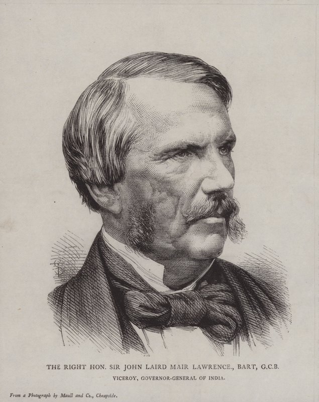 Sir John Laird Mair Lawrence, Intian varakuningas ja kenraalikuvernööri tekijältä English School