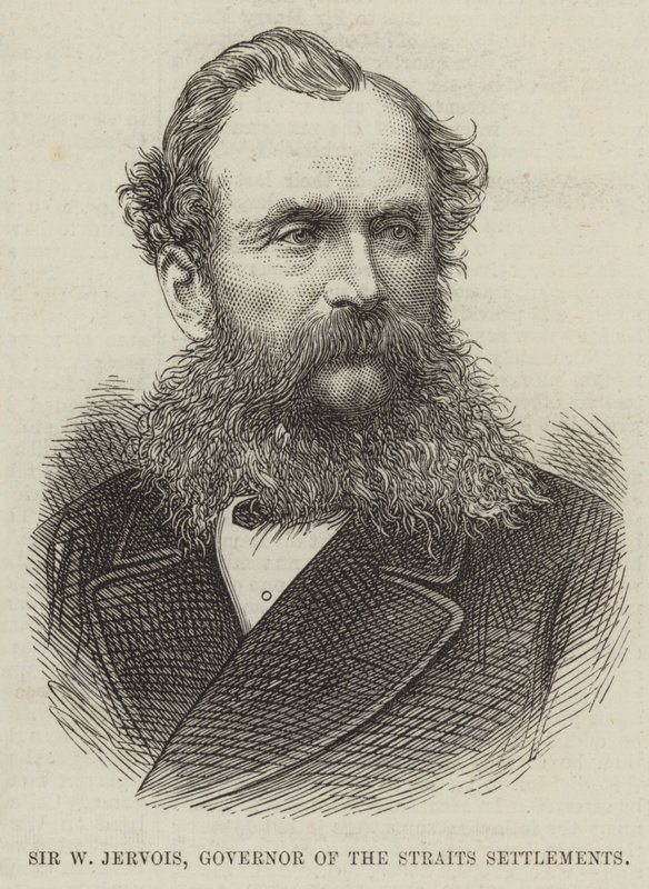 Sir W Jervois, Straits Settlementsin kuvernööri. tekijältä English School