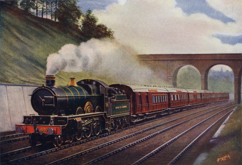 Cornish Riviera Express Lontoosta Plymouthiin (225 34 mailia) ilman välipysäkkiä, Great Western Railway tekijältä English School