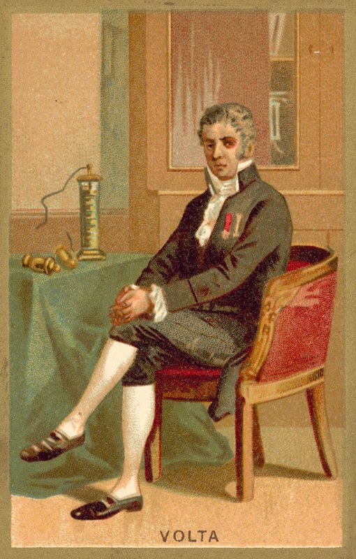 Alessandro Volta, italialainen fyysikko tekijältä French School