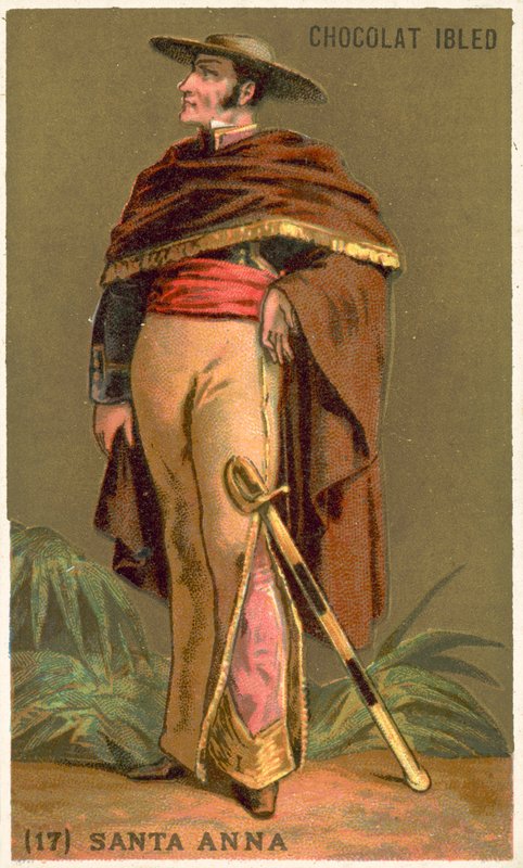 Antonio Lopez de Santa Anna, meksikolainen poliitikko ja kenraali tekijältä French School