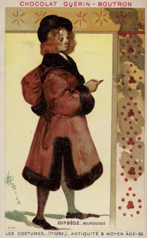 Porvarillinen puku, 1300-luku tekijältä French School