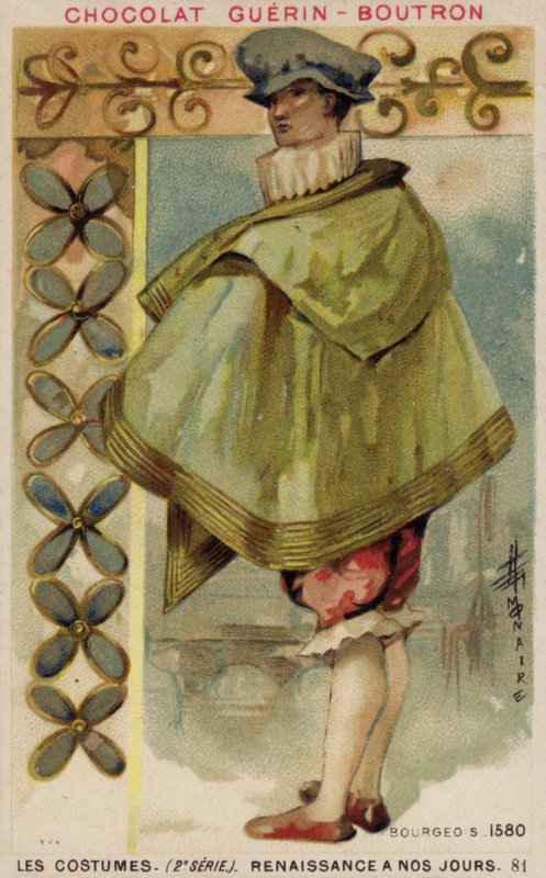 Porvarillinen puku, 1580 tekijältä French School