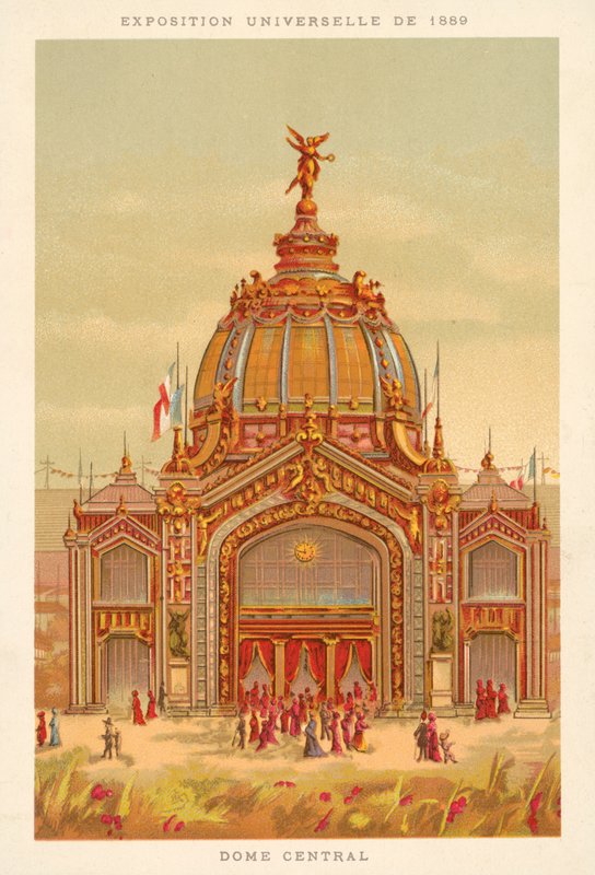 Central Dome, yleisnäyttely 1889, Pariisi tekijältä French School