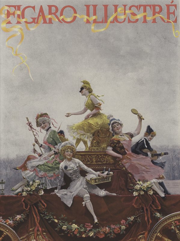 Le Figaro Illustren kansi, maaliskuu 1891 tekijältä French School
