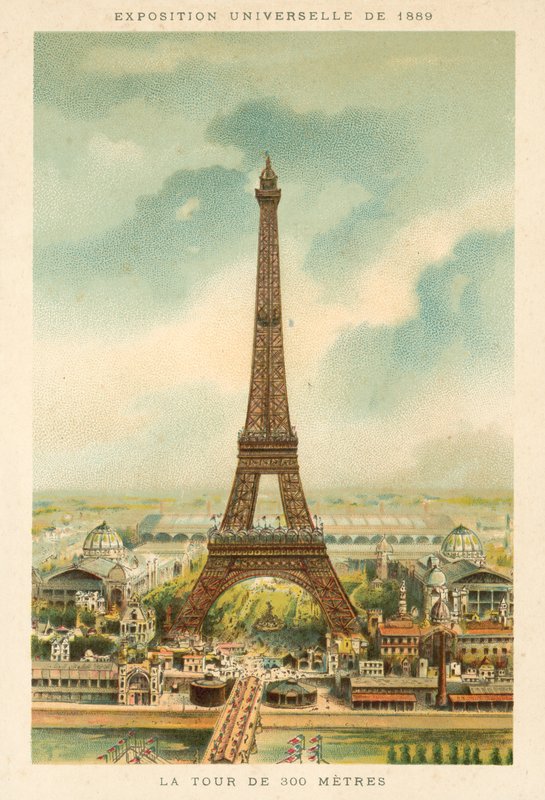 Eiffel-torni, maailmanlaajuinen näyttely 1889, Pariisi tekijältä French School