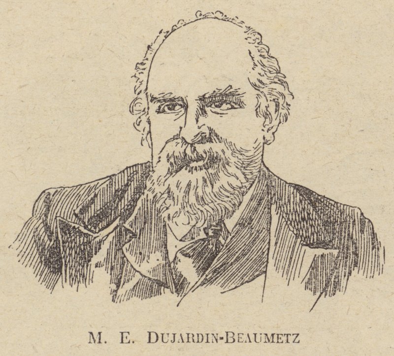 Etienne Dujardin-Beaumetz, ranskalainen taiteilija ja poliitikko tekijältä French School