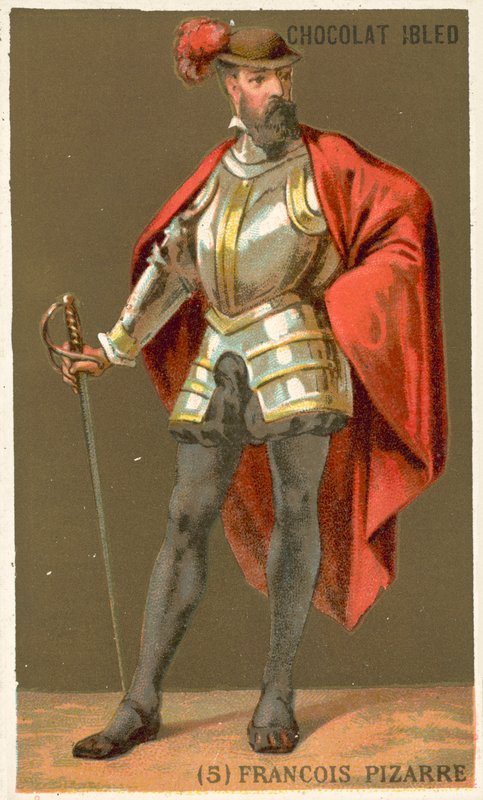 Francisco Pizarro, espanjalainen valloittaja tekijältä French School