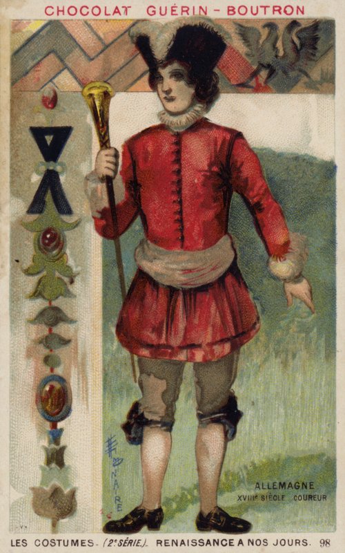Saksalainen sanansaattaja, 1700-luku tekijältä French School