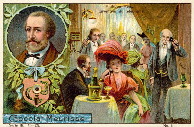 Johann Philipp Reis, saksalainen puhelimen keksijä tekijältä French School