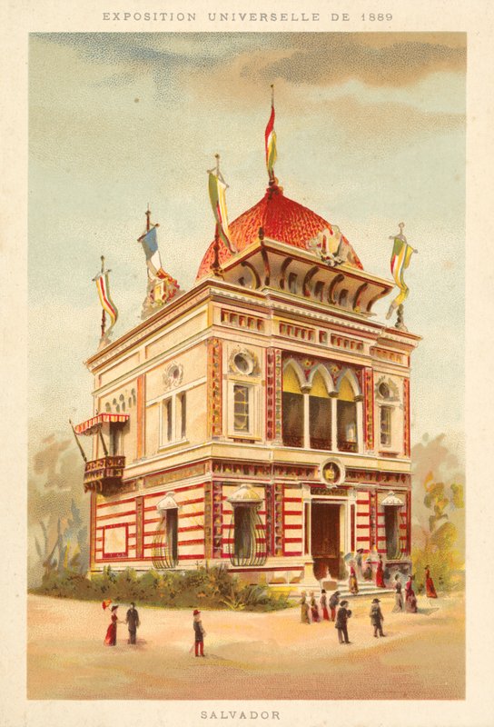 El Salvadorin paviljonki, maailmanlaajuinen näyttely 1889, Pariisi tekijältä French School