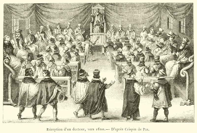 Lääkärin vastaanotto, noin 1620 tekijältä French School