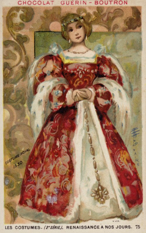 Kuninkaallinen mekko, 1530 tekijältä French School