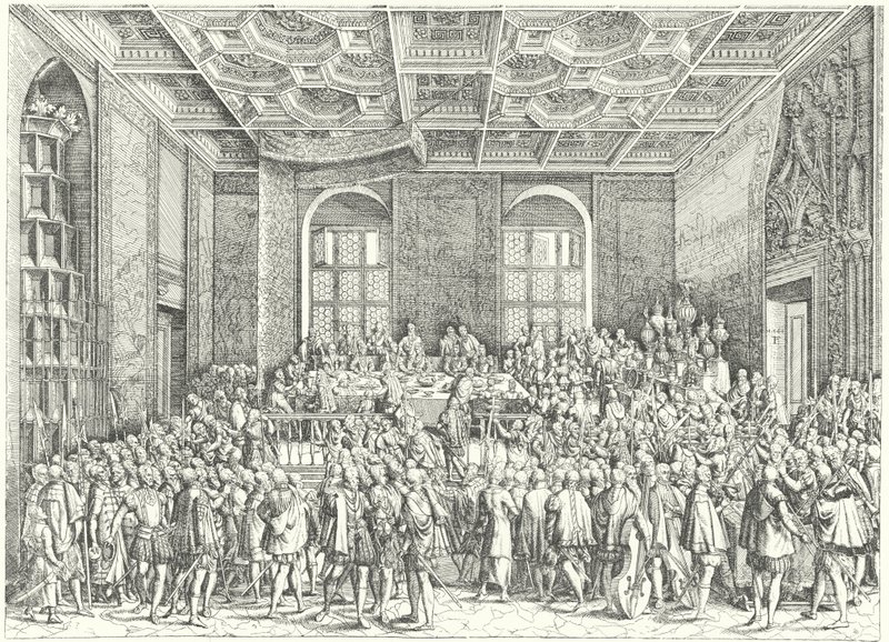 Juhlat Ferdinand I:lle, Pyhän Rooman keisarille tekijältä German School